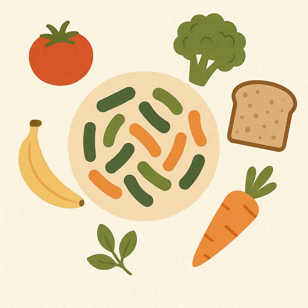 Wie die Ernährung die Vielfalt der Darmflora beeinflusst