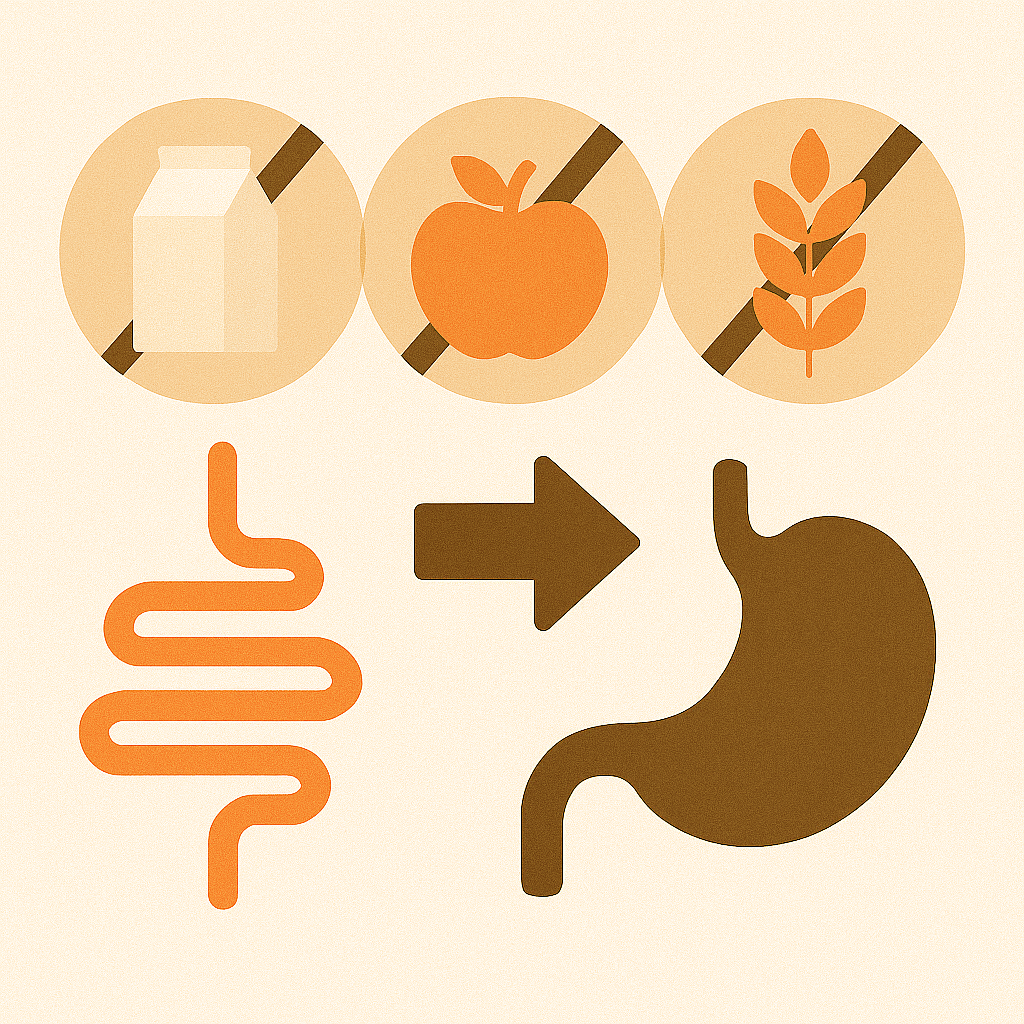Verdauungsbeschwerden durch Laktose, Fructose oder Gluten: Ursachen und Lösungen